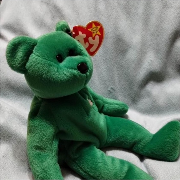 Ty Beanie Baby Erin The Shamrock Bear - Picture 4 of 10